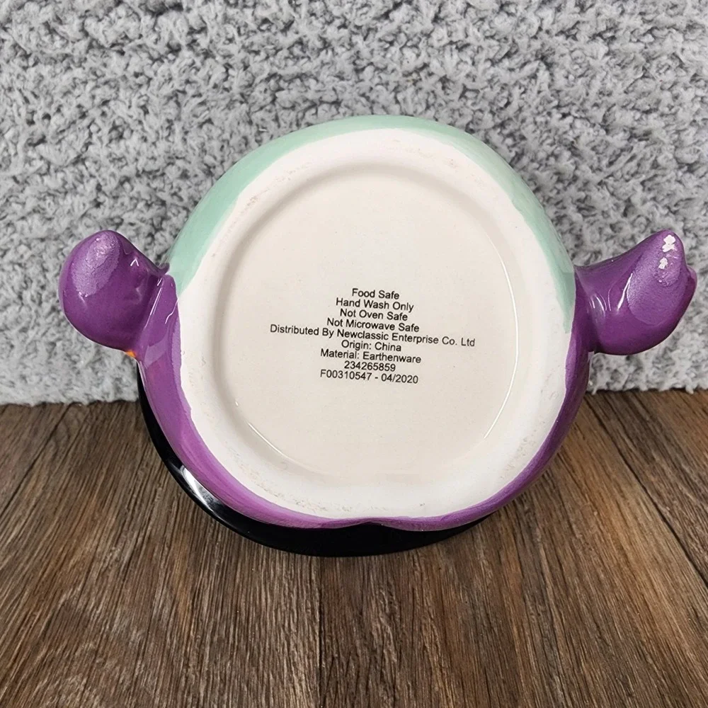 Target‎ Halloween Witch Candy Bowl Sponge Holder Mint Green Purple Celestial Hat